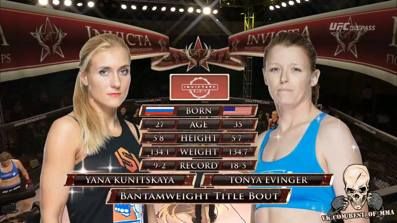 Yana kunitskaya vs Tonya eveinger Invicta FC 20 Title Fight