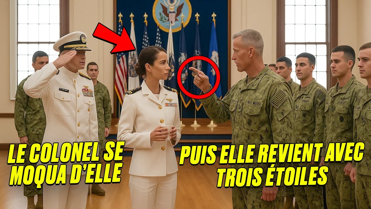 Le colonel se moqua d’elle – Puis elle revint avec trois étoiles sur l’uniforme