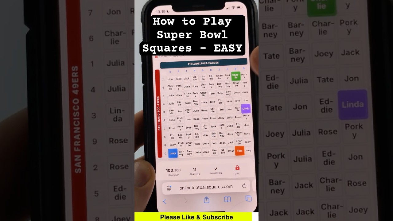 How to Play Super Bowl Squares for Beginners