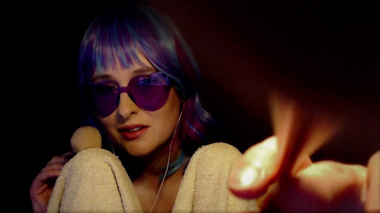 Twin Yeti ASMR | Relax as I hush you to sleep with face brushing and ocean waves ♡