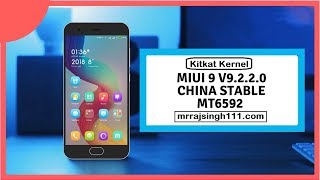 MIUI 9 v9.2.2.0 Global Stable Custom Rom For Mediatek MTK65XX Devices [HINDI] |2018