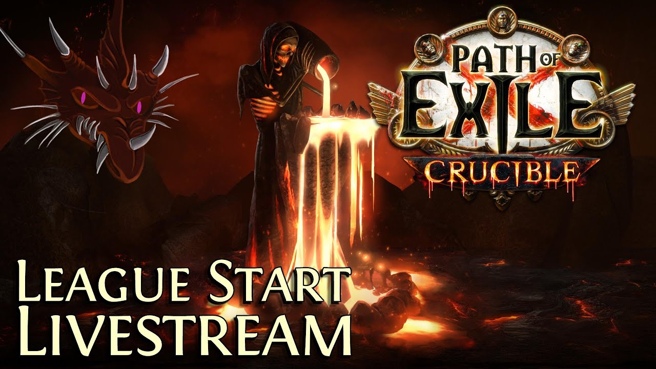 Crucible League Start Livestream Path of Exile YouTube