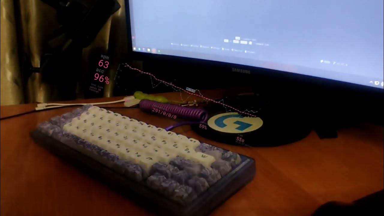 One month of blind typing practice ardor gaming patron creamy