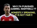 WHY FOOTBALL ASSOCIATION PUNISHES GABRIEL MARTNELLI ??? #arsenal #premierleague #gunners #soccer