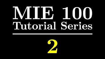 MIE100 Tutorial #2: Curvilinear Motion