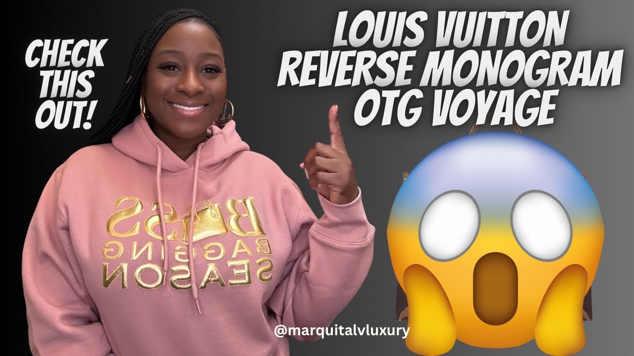 😱 LOUIS VUITTON REVERSE MONOGRAM ON THE GO VOYAGE! LOUIS VUITTON