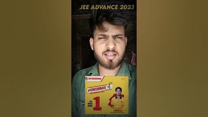 JEE Advanced 2023 Topper || AIR-1 V.Chidvilas Reddy From Shri Chatnaiya 🔥#jeeadvanceresult #topper