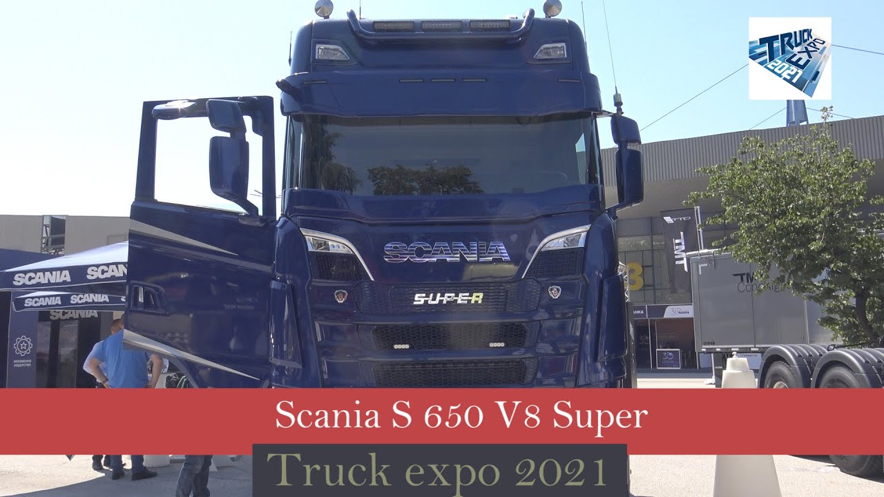2021 Scania S 650 Super A4x2 V8 Tractor Truck Interior Exterior