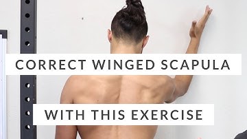 Correct winged scapula - DON