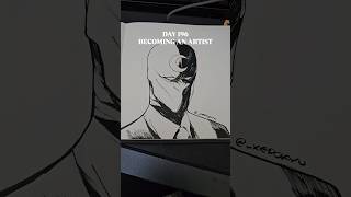 DAY 196 BECOMING AN ARTIST #art #drawing #marvelart #moonknight