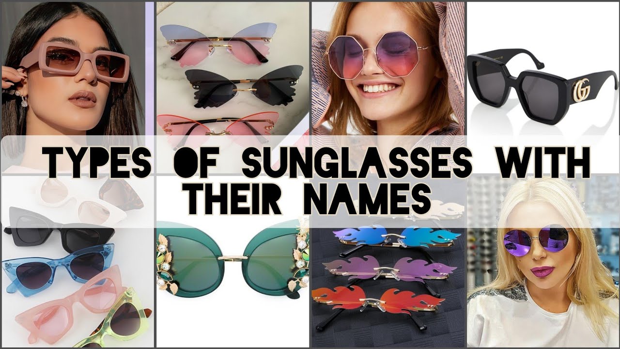 Types Of Sunglasses With Their Names/spectacle for girls/Trending Spectacles For Womens
