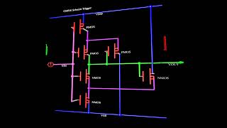 CMOS Schmitt Trigger [PSpice/GNUCAP] #shorts