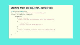 6 -Creating an LLM inference class (Using Llama Locally)