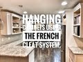 How To Hang Cabinets Using The French Cleat System.
