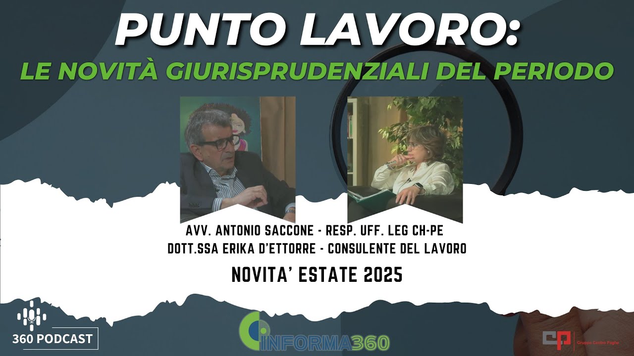 Novità Estate 2025 | Punto Lavoro - Ep. 6 St. 1
