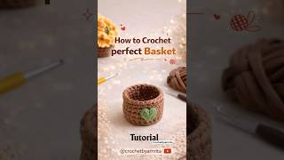 Let’s crochet perfect basket ❤️#crochetbasket #crochetcowcoaster #crochettutorial #crochetcoaster