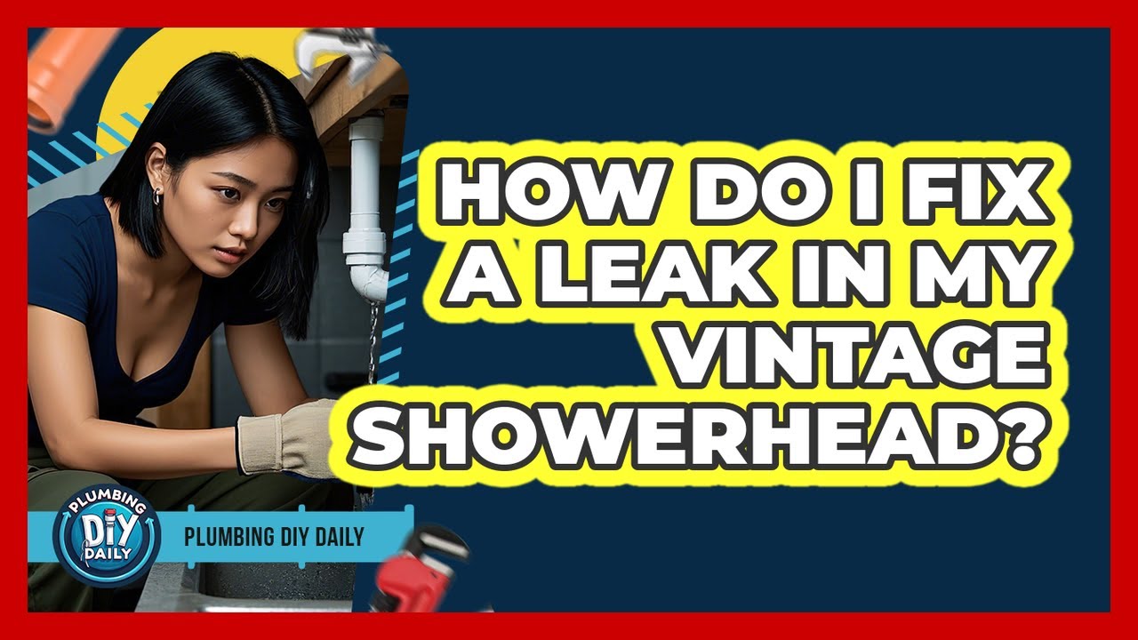 How Do I Fix A Leak In My Vintage Showerhead? - Plumbing DIY Daily