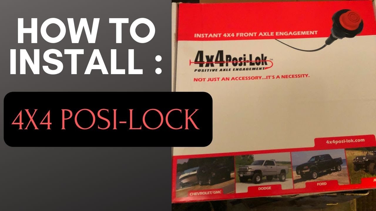 How to Install Real PosiLock in S10 / Blazer / Jimmy / Sonoma YouTube