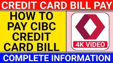 how to pay credit card bill cibc app | cibc credit card payment