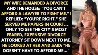My Wife Demanded A Divorce And The House: You Can't Afford A Lawyer To Fight Me. I...- Best Reddit