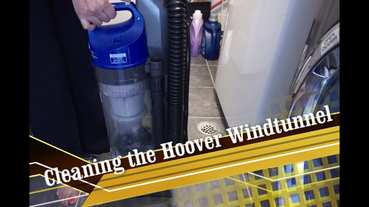 Cleaning Washable filter - Hoover Windtunnel Vacuum - YouTube