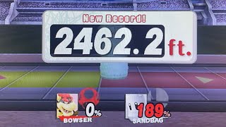 Super Smash Bros. Brawl HomeRun Contest: Bowser (2462.2)ft