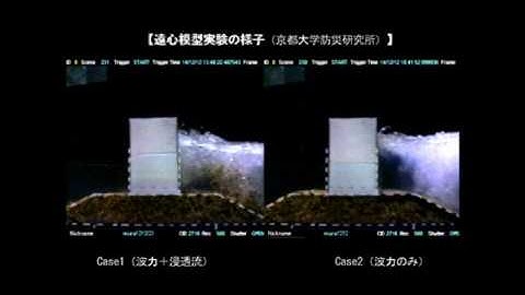 Centrifuge model test