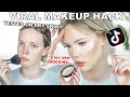 TIK TOK VIRAL MAKEUP HACK *tested on dry skin* DOES IT WORK? // Mallory1712