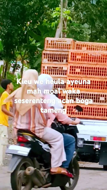 wayah na we da kumaha deui,syukuri we anu aya ulah tengak teuing ka luhur bisi cangkeul punuh #sunda