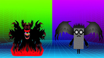 Mega vs Tiny! Uncannyblocks band but Different 1Q  - 10Q with UBAT  Alternate Take