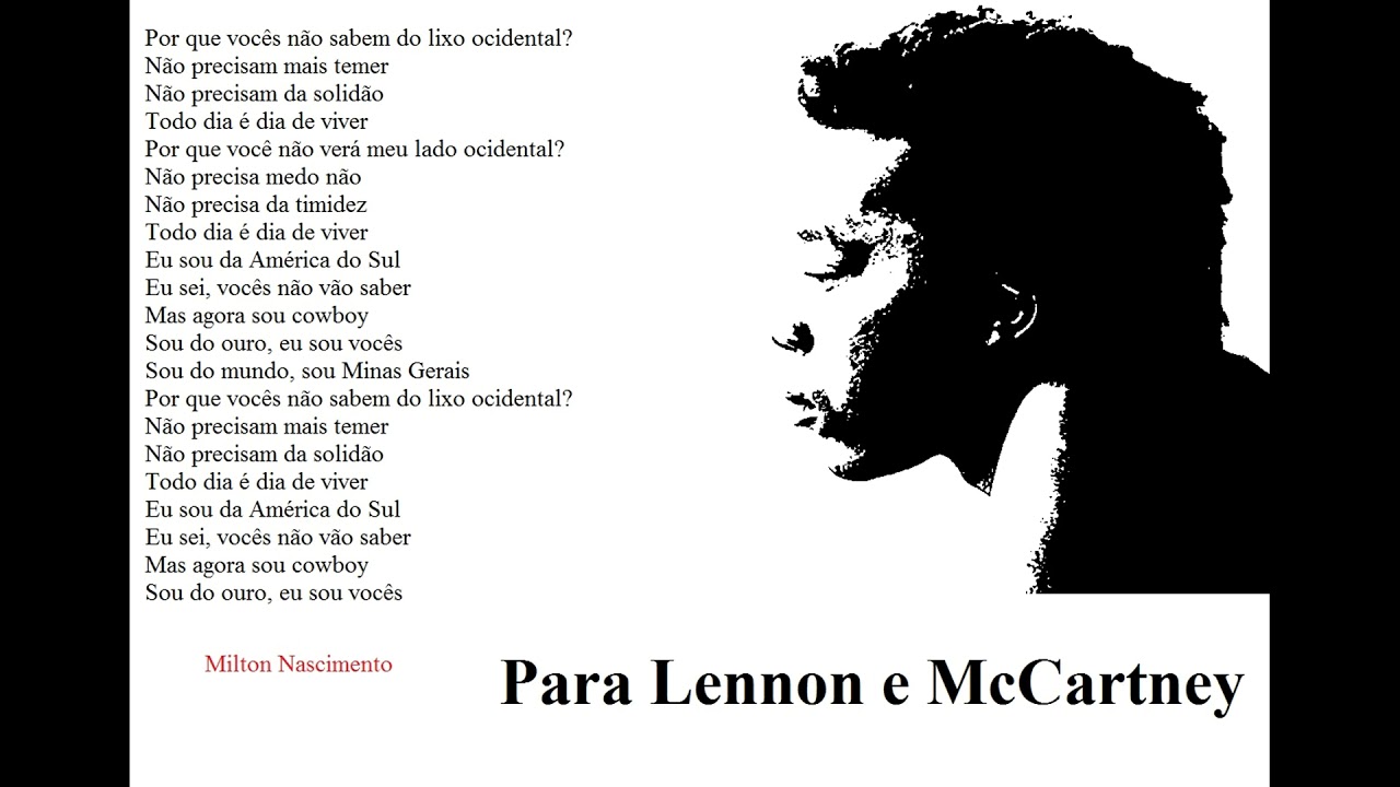 Milton Nascimento. Para Lennon e McCartney. - YouTube