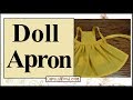 Free Doll Clothes Patterns: Fashion Doll Apron Pinafore