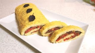 Овощной рулет-кабачки, баклажаны, помидоры. Овощной рулет-кабачки, баклажаны, помидоры.