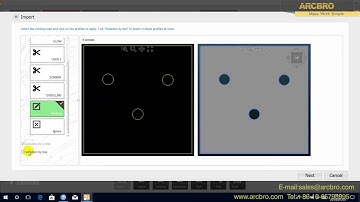 ARCBRO Software -  Marking the parts