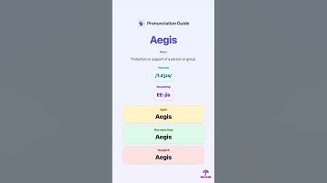 How to pronounce AEGIS correctly in 10 seconds