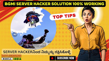 BGMI Server Hacker issue Fixed (BGMI server hacker 100% solution) | #bgmi #bgmikannada #trending