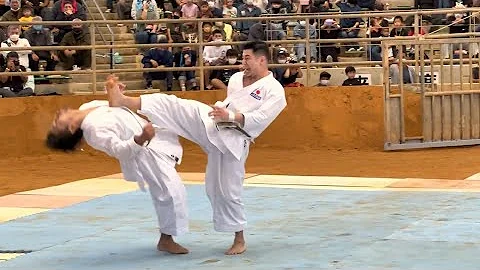 Ryo Kiyuna ,Takuya Uemura & Arata Kinjo Karate Dem...