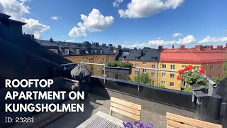 Rooftop Apartment For Rent on Kungsholmen id 23281