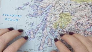 ASMR Argyll and Bute Scotland UK History Geography Soft Spoken Map Tracing Google Earth