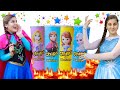 MILENINHA FINGE BRINCAR DE PRINCESA 4 / O CHÃO É LAVA! The Floor is Lava Magic Chips الشبس السحري !!