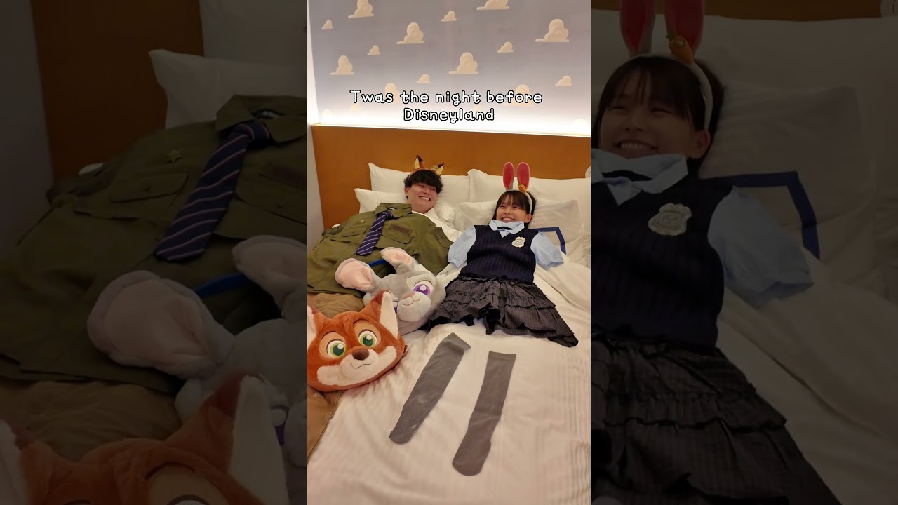 上海ディズニーの前日楽しみすぎてこうなった。
