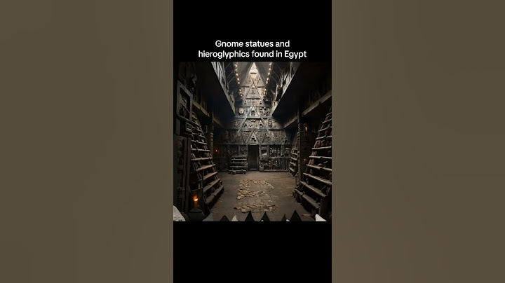 Ancient Gnome Statues and Hieroglyphics found in Egypt #gnome #gnomes #kingdomofgnome #gnomesarereal