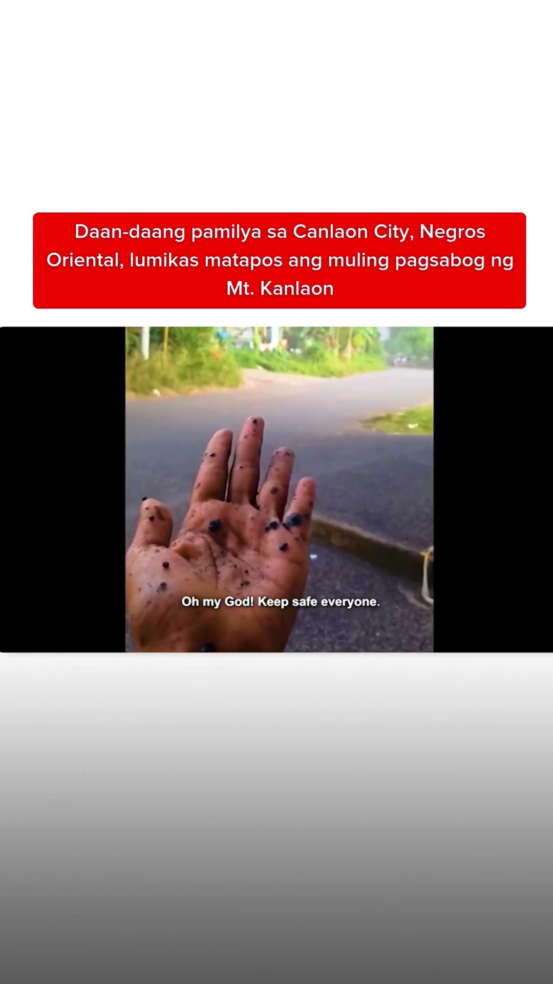 Daan-daang pamilya, lumikas matapos ang muling pagsabog ng Mt. Kanlaon | Kapuso Mo, Jessica Soho