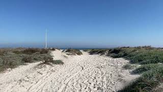 Los Molino bike and hike in Natural Reservoir in Lo Pagan Murcia (Spain), Beautiful Beach Mud Nature