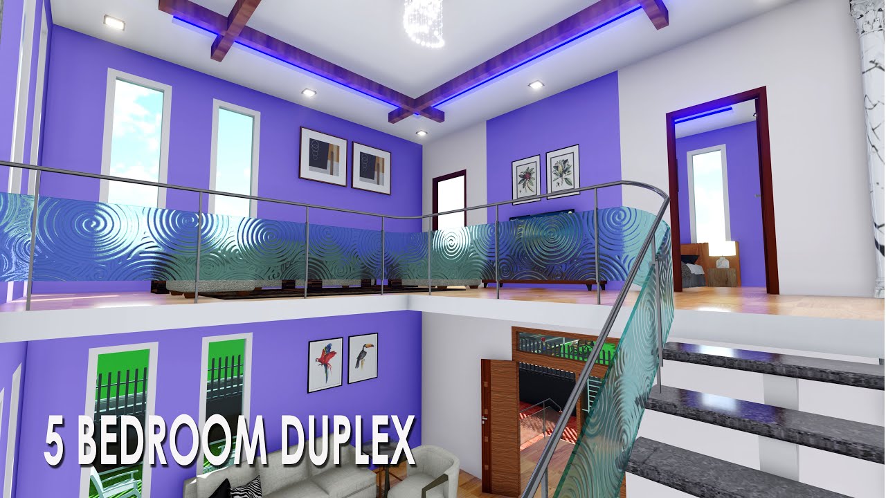 5 Bedroom Duplex House Design