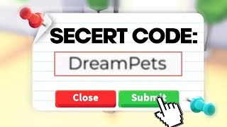 This *SECRET* CODE Gets You Your DREAM PET in Adopt Me!