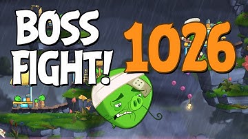 Angry Birds 2 Boss Fight 145! Chef Pig Level 1026 Walkthrough - iOS, Android