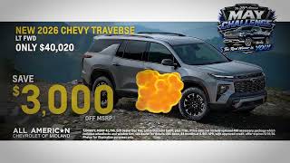The May Challenge is ON at All American Chevrolet of Midland!