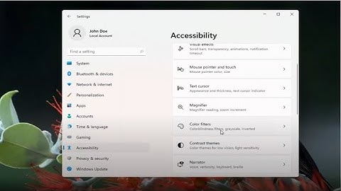 Turn On or Off Color Filters On Windows 11 [Tutorial]