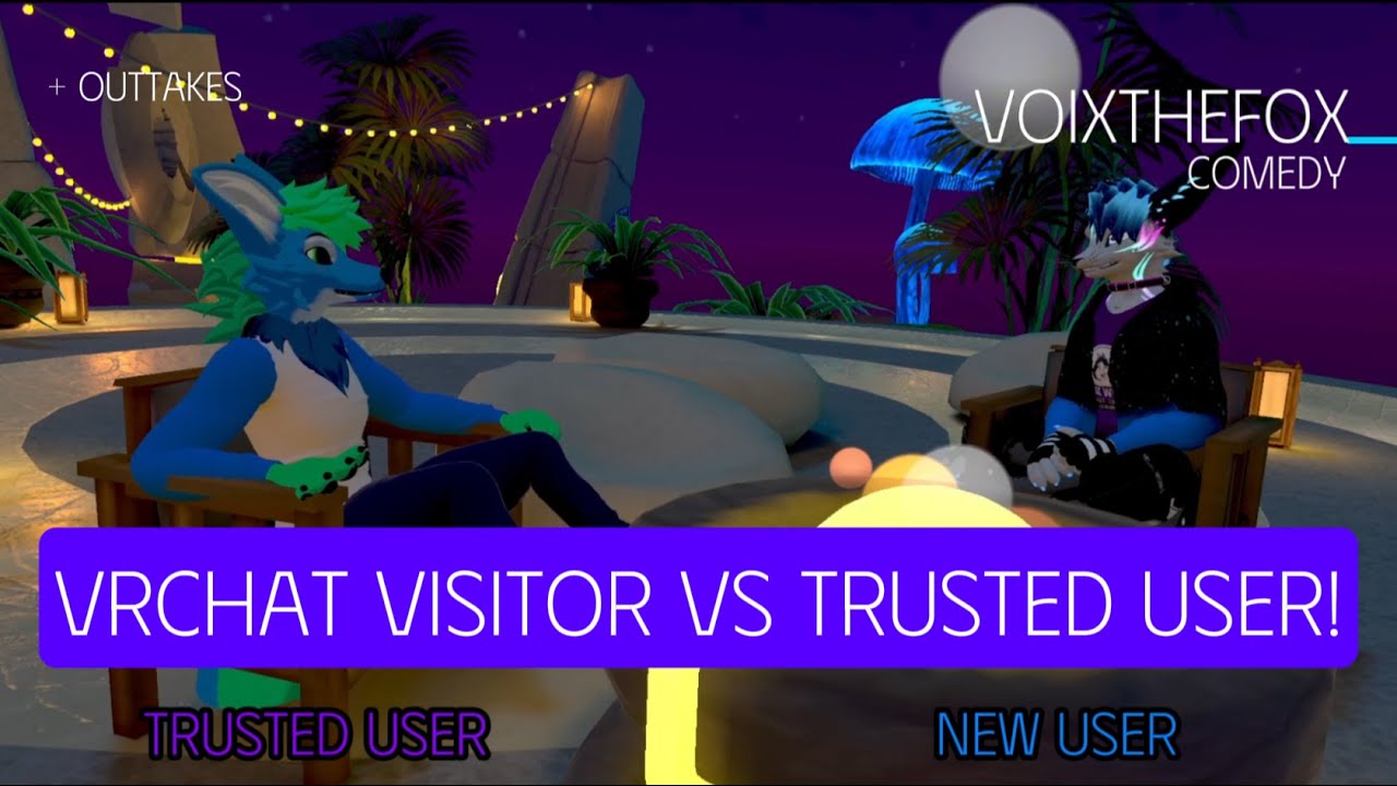🦊 VRChat Visitor VS Trusted User! 💥 (3 Minuten Chaos!) VoixTheFox Comedy